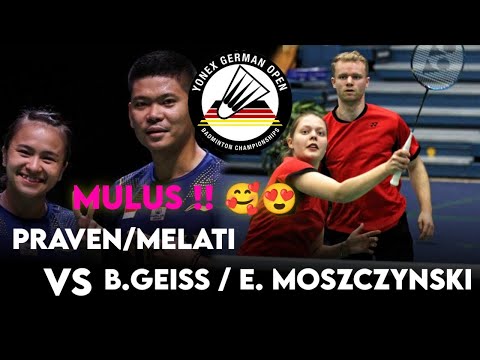 SET-1 MULUS | PRAMEL menumbanhkan Pasangan Jerman di GERMAN OPEN 2023