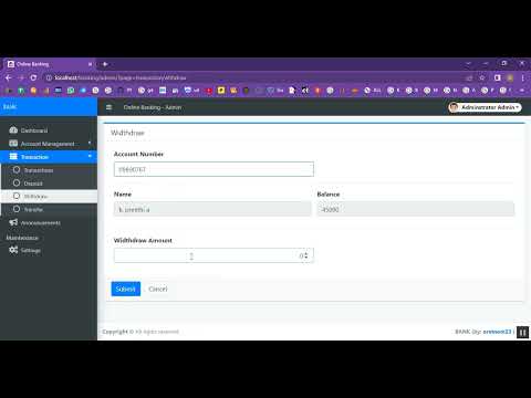 Banking Transaction Services Provider in PHP Application Projects