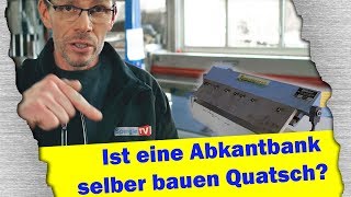 Ist eine Abkantbank selber bauen Quatsch? #spenglertv #Blechbiegen #Abkantbank