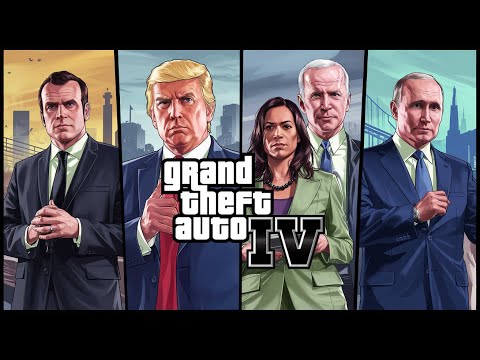 Remastered GTA IV Loading Screen | Trump, Biden, Harris & More in GTA Style