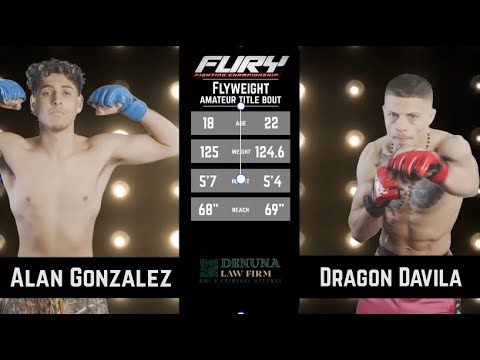 Fury 102 Alan Gonzalez vs Dragon Davila