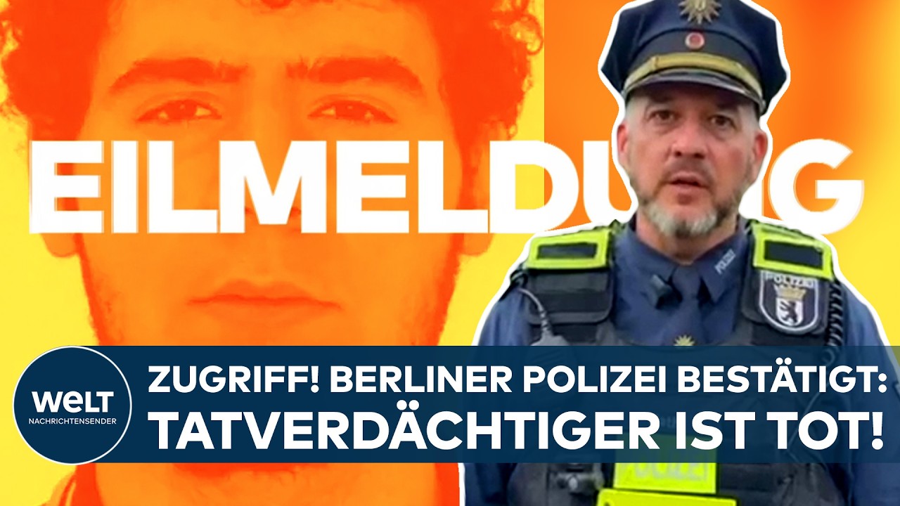 TERROR IN BERLIN: Polizei bestätigt: Mutmaßlicher CSD-Attentäter bei Einsatz in Spandau getötet!