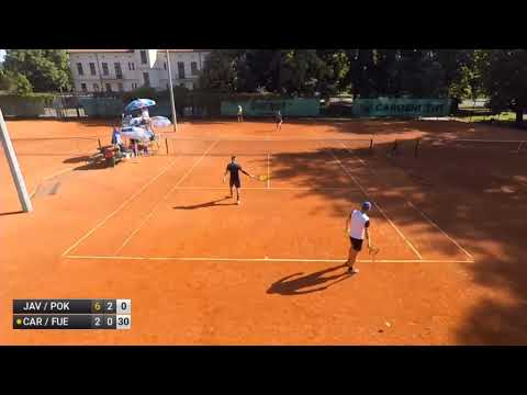 Dev Javia/Lukas Pokorny v Simon Carr/Matyas Fuele - M25 OSIJEK (match incomplete)