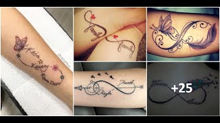 Los 25 Mejores Tatuajes de Amor Infinito 🖤💞❤️