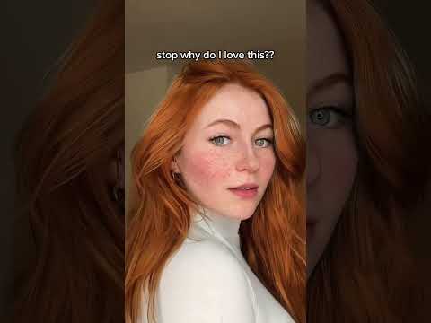 Blonde or red??😱 Ig: theshanaofficial #redhair #blonde #freckles #filter