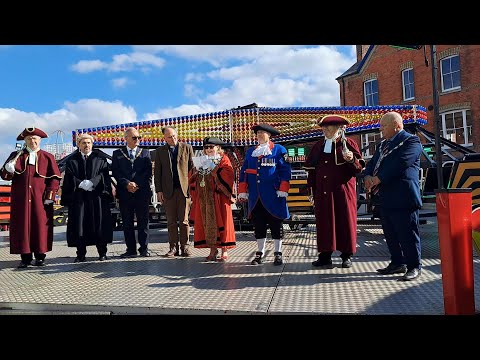 The opening of Marlborough mop fair me and scotty went to open it