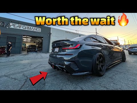 Valvetronic Exhaust & CMST Rear Diffuser Install | Sounds Amazing!