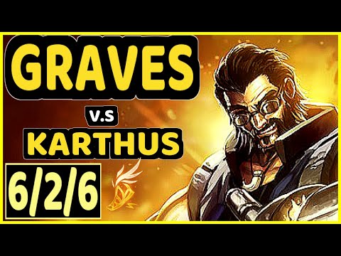 ONFLEEK (GRAVES) vs KARTHUS - 6/2/6 KDA JUNGLE CHALLENGER GAMEPLAY - KR