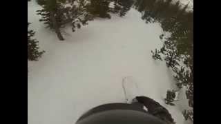 preview picture of video 'POV Snowboarding Frisco Colorado Peak One Lower Trees HD GoPro'