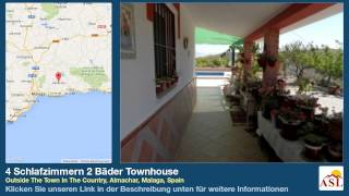 preview picture of video '4 Schlafzimmern 2 Bäder Townhouse zu verkaufen in Outside The Town In The Country, Almachar, Malaga'