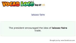 Video thumbnail for laissez faire