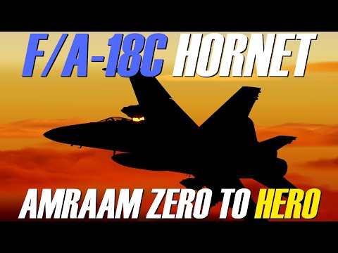 DCS WORLD 2.7 UPDATE - F/A-18C Hornet Beginner Series: AIM-120C AMRAAM Tutorial #F18hornet
