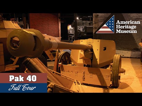 Walkaround - German Pak 40 Anti-Tank Gun