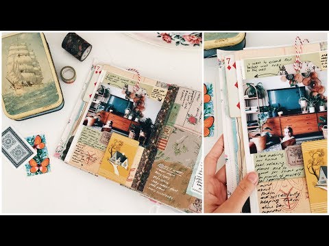 junk journal with me  process video ideas tips