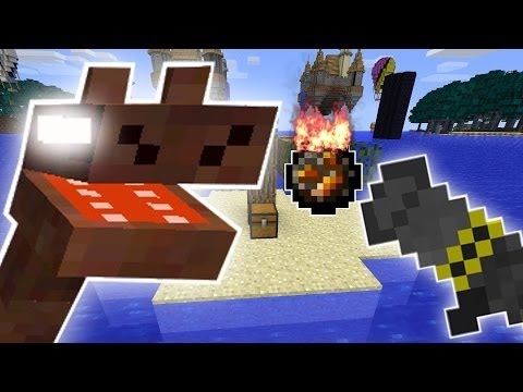 GamingWithJen & PopularMMOs |  Minecraft | SEA MONSTER ISLAND CHALLENGE