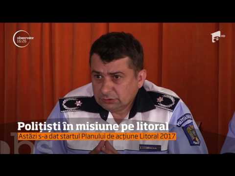 Poliţişti în misiune pe litoral