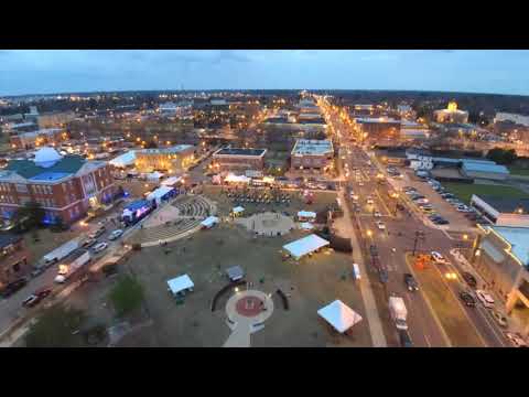 Drone Footage Over Tupelo, Mississippi