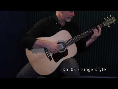 Пример звучания электроакустической гитары Walden D550E