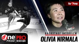 Download lagu [Backstage Interview] Olivia Nirmala - One Pride Pro Never Quit #25 mp3