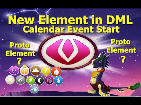 New Elements in DML + Calendar Event Start | Proto Element  | DML