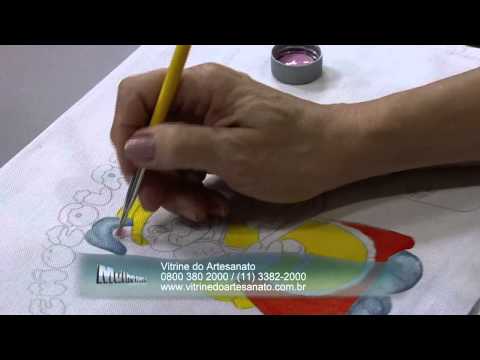 Mulher.com 04/02/2014 - Pintura em pano de copa - Beth Mateeli (Bloco 1/2)