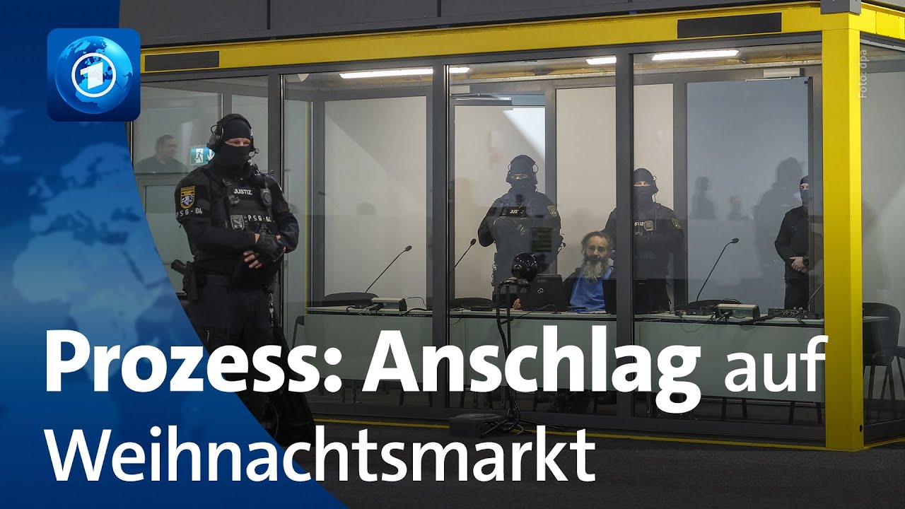 Prozessbeginn nach Anschlag auf Magdeburger Weihnachtsmarkt
