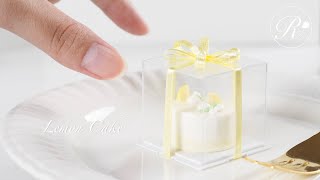 【粘土】ミニチュアのレモンケーキ【ミニチュアスイーツ】DIY Miniature polymer Clay Tutorial