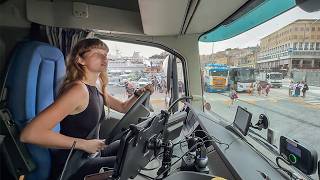 26 Years Old Female Truck Driver's Daily Routine