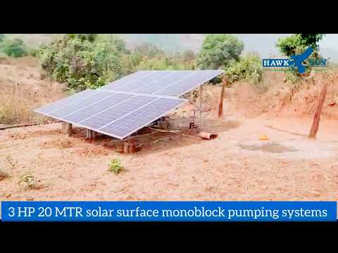 3HP Ac Solar Surface Monoblock Pump
