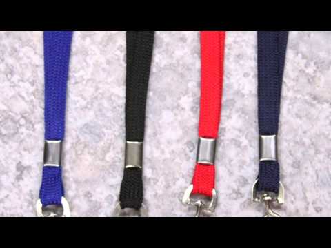 Blank/Stock Badge Lanyards - Flat Neck Cord - MARCO