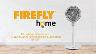 Firefly Home Circulator Stand Fan 3-Dimensional Stereoscopic Oscillation (FHF202)