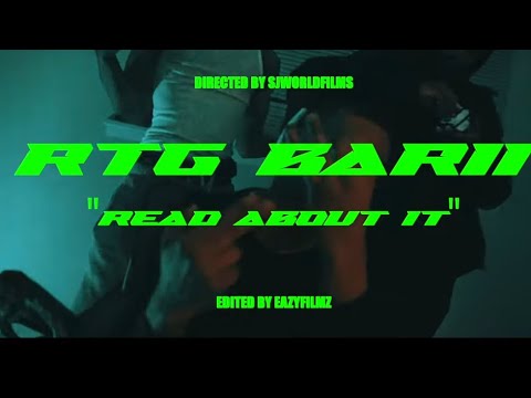 Rtg Barii - Read About It (Official Music Video) Dir. @SJWORLDFILMS