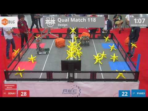 2017 VEXU Design Q118 - SENA1 vs PVME3 - 14 to 36