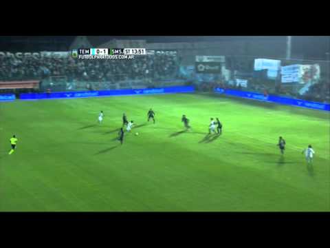 Lo buscaron y respondió. Temperley 0 - San Martín (SJ) 1. Fecha 11. Primera División 2015. FPT.
