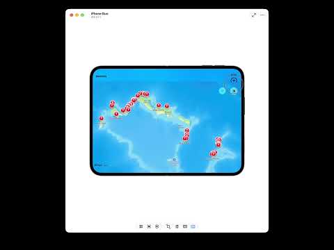 Turks And Caicos App on iPhone Duo Simulator thumbnail