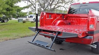 How to Use the Tailgate Step on a 2016 Ford F-150 XLT