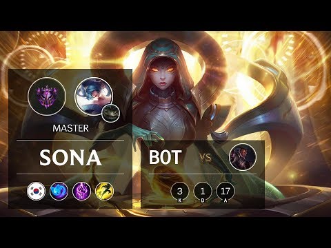 Sona Bot vs Lucian - KR Master Patch 9.18