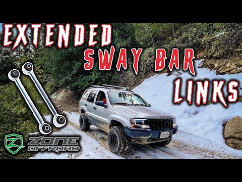 Installing Zone Longer Sway Bar Links on Lifted Jeep Grand Cherokee WJ | Najar Offroad