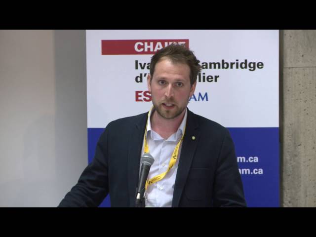 Acfas 2016: Colloque 497 en immobilier – Thomas Lefebvre et Fabrice Larceneux, Université de Paris Dauphine (Paris 9)