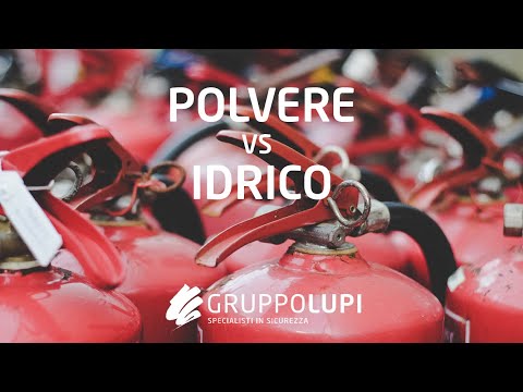 Estintore a polvere vs estintore idrico: differenze nell’uso reale
