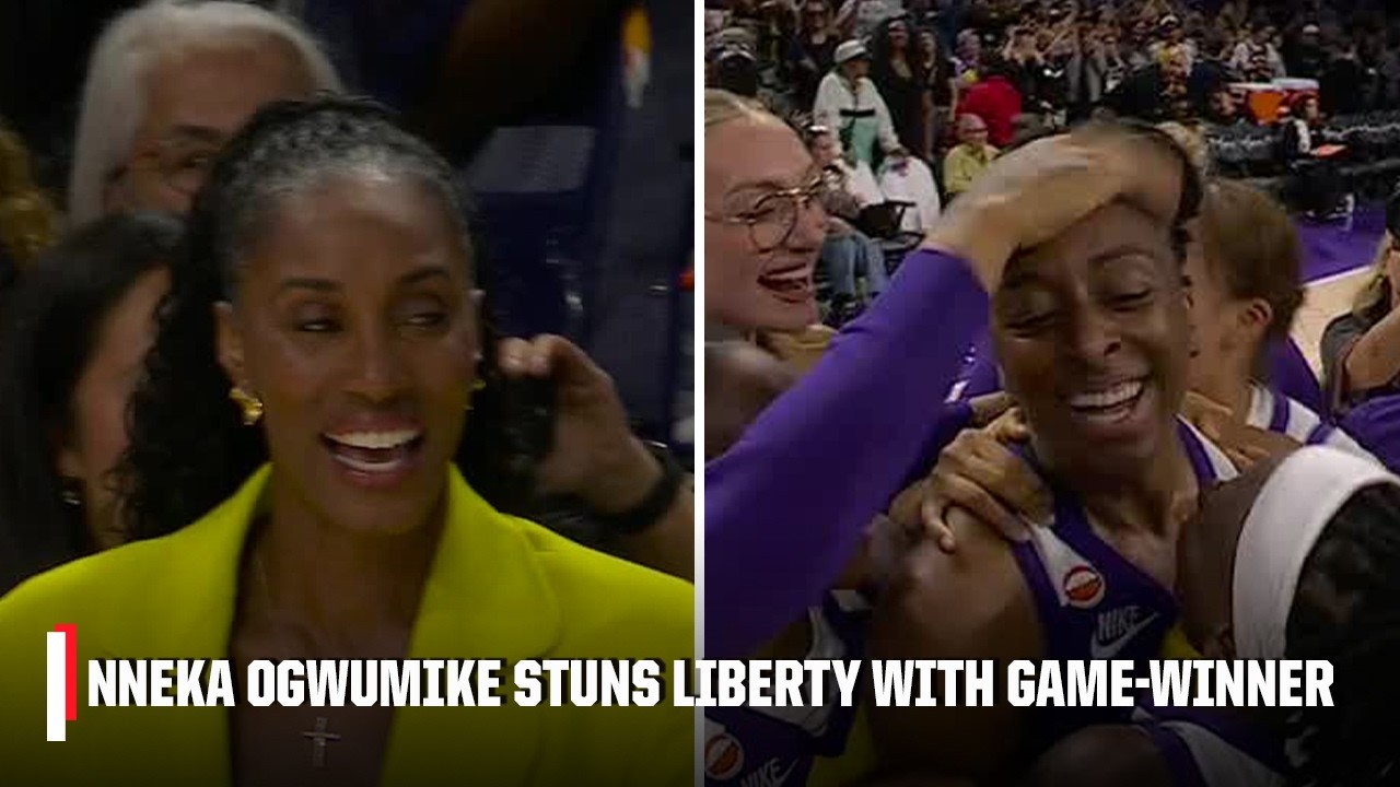 STUNNING FINISH 🍿 Nneka Ogwumike calls game to lead Sparks past Liberty 🤯 | WNBA on ESPN