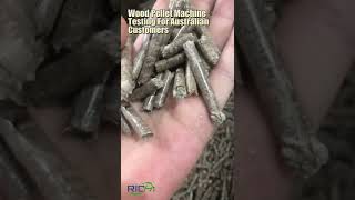 Wood Pellet Machine Testing For Australian Customers