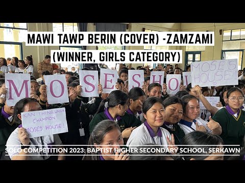 BHSS Serkawn Solo Competition 2023 | Zamzami | Winner, Girls Category