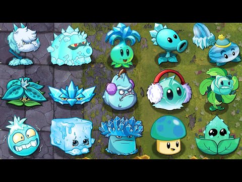 All ICE PlantsPower-Up! in Plants vs. Zombies 2 (PVZ2 Version 8.8.1)