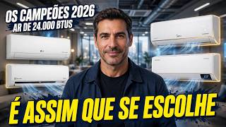 🏆Qual o MELHOR Ar-Condicionado 24.000 BTUs INVERTER? TOP 4 Custo-Benefício