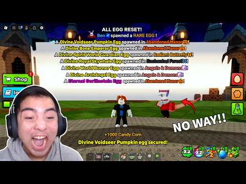 OMG! My Luckiest HALLOWEEN UPDATE Day Ever In Steal An Egg..! ☠️