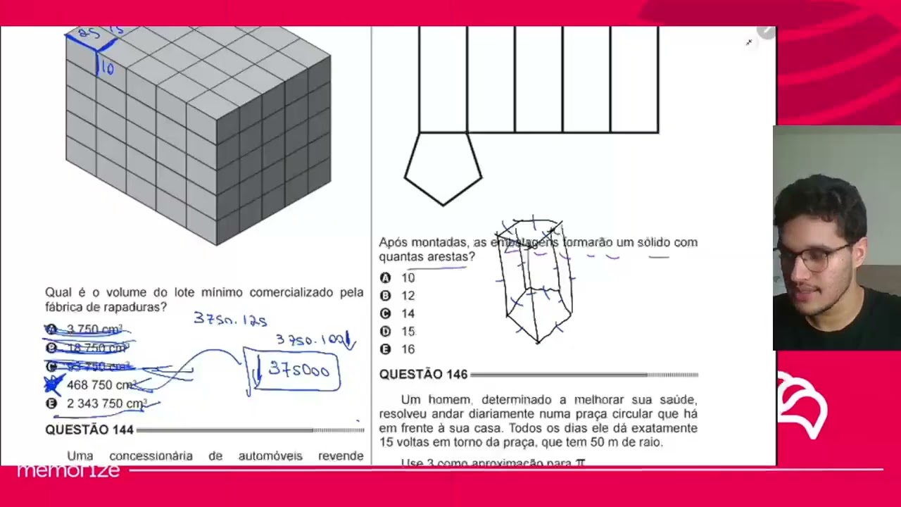 Resolução em Vídeo — Questão 145 ENEM 2014 PPL