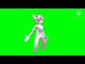 Cartoon Snow Green Screen