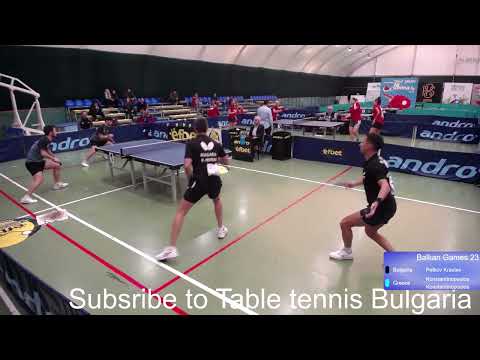 Balkan Table Tennis Albena 2023 Men Single Semifinals and Final