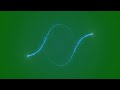 Light Flare On Green Screen Background